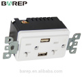 UL 20A Duplex Receptacle USB outlet with Tamper Resistant Function TR-BAS20-2USB